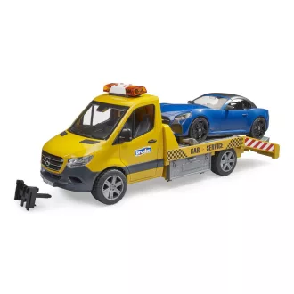 Bruder - Mercedes-Benz Sprinter autómentő sportautóval - JátékManufaktúra