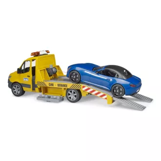 Bruder - Mercedes-Benz Sprinter autómentő sportautóval - JátékManufaktúra
