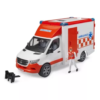 Bruder - Mercedes-Benz Sprinter mentőautó mentőfigurával - JátékManufaktúra