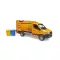Bruder - Mercedes-Benz Sprinter kukásautó (kis méret) - JátékManufaktúra