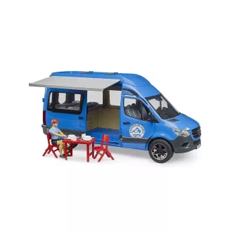 Bruder - Mercedes-Benz Sprinter lakóautó sofőrfigurával és kiegészítőkkel - JátékManufaktúra