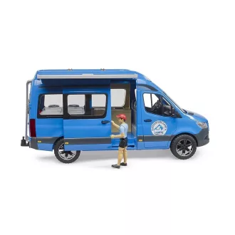 Bruder - Mercedes-Benz Sprinter lakóautó sofőrfigurával és kiegészítőkkel - JátékManufaktúra