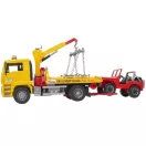 Bruder - MAN vontató teherautó Jeep modellel - JátékManufaktúra