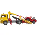 Bruder - MAN vontató teherautó Jeep modellel - JátékManufaktúra