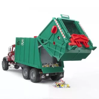 Bruder - MACK Granite kukásautó, zöld - JátékManufaktúra