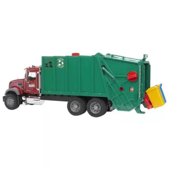Bruder - MACK Granite kukásautó, zöld - JátékManufaktúra