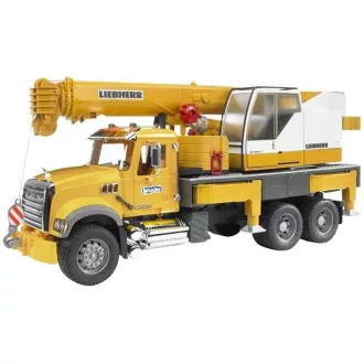 Bruder - Mack Granit darus teherautó Liebherr daruval - JátékManufaktúra