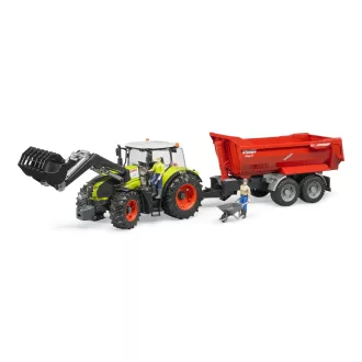 Bruder - CLAAS AXION 950 traktor homlokrakodóval - JátékManufaktúra