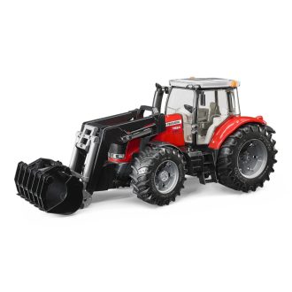 Bruder - Massey Ferguson 7624 traktor homlokrakodóval - JátékManufaktúra