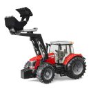 Bruder - Massey Ferguson 7624 traktor homlokrakodóval - JátékManufaktúra