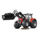 Bruder - Massey Ferguson 7624 traktor homlokrakodóval - JátékManufaktúra