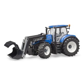 Bruder - New Holland T7.315 traktor homlokrakodóval - JátékManufaktúra