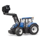 Bruder - New Holland T7.315 traktor homlokrakodóval - JátékManufaktúra