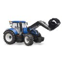 Bruder - New Holland T7.315 traktor homlokrakodóval - JátékManufaktúra