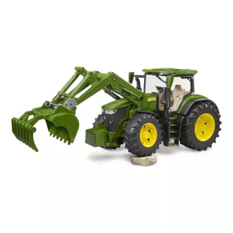 Bruder - John Deere 7R 350 traktor homlokrakodóval - JátékManufaktúra