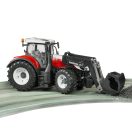 Bruder - Steyr 6300 Terrus CVT traktor homlokrakodóval - JátékManufaktúra