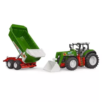 Bruder - ROADMAX traktor homlokrakodóval és járművel - JátékManufaktúra