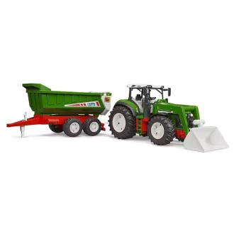 Bruder - ROADMAX traktor homlokrakodóval és járművel - JátékManufaktúra