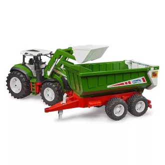 Bruder - ROADMAX traktor homlokrakodóval és járművel - JátékManufaktúra