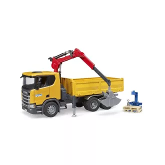 Bruder - Scania teherautó darukarral - JátékManufaktúra