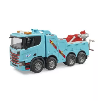 Bruder - Scania Super 560R mentő- és vontató jármű hanggal és fénnyel - JátékManufaktúra