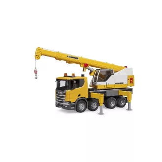 Bruder - Scania teherautó Liebherr daruval - JátékManufaktúra