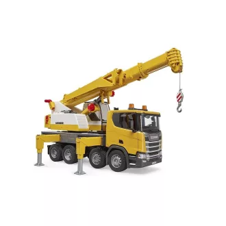 Bruder - Scania teherautó Liebherr daruval - JátékManufaktúra