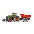 Bruder - Fendt 1050 Vario traktor szerelőfigurával és műhelyszerszámokkal (1:16) - JátékManufaktúra