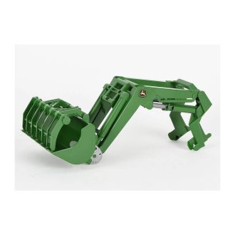 Bruder - Homlokrakodó John Deere 7R traktorhoz (zöld) - JátékManufaktúra