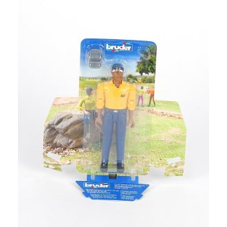 Bruder BWORLD - CAT munkás figura - JátékManufaktúra