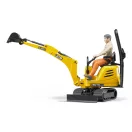 Bruder BWORLD - JCB mini kotrógép figurával - JátékManufaktúra