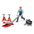 Bruder BWORLD - Szerelő figura szerszámokkal - JátékManufaktúra