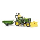 Bruder - John Deere X949 kerti traktor kertészfigurával - JátékManufaktúra