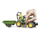 Bruder - John Deere X949 kerti traktor kertészfigurával - JátékManufaktúra