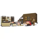 Bruder BWORLD - UPS csomagkezelő állomás - JátékManufaktúra