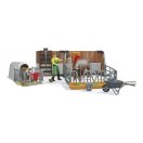 Bruder - Marhaistálló figurákkal és kiegészítőkkel - JátékManufaktúra