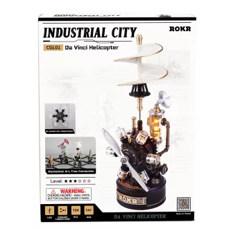 RoboTime - 3D mechanikus készlet, Da Vinci helikopter