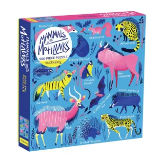Mudpuppy - Emlősök puzzle (500 db) - JátékManufaktúra