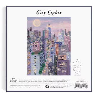 Galison - Városi fények - 1000 darabos puzzle - JátékManufaktúra