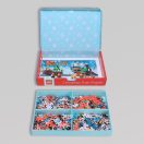 Chronicle Books Puzzle LEGO® Vianočné puzzle vlak 4x100 dielikov