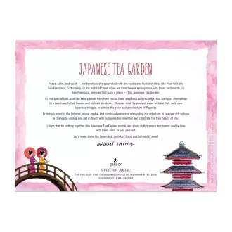 Galison - Japán teakert puzzle - 300 darabos - JátékManufaktúra