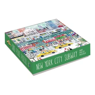 Galison - Puzzle: New York-i metró (500 db) - JátékManufaktúra