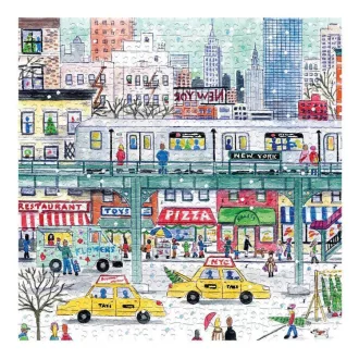 Galison - Puzzle: New York-i metró (500 db) - JátékManufaktúra