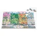 Galison - Fa puzzle - Kutyapark 4 évszakban - 250 darabos - JátékManufaktúra