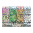 Galison - Fa puzzle - Kutyapark 4 évszakban - 250 darabos - JátékManufaktúra