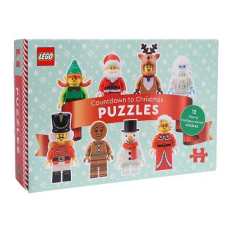 Chronicle Books Puzzle LEGO® Adventný kalendár 12 v 1