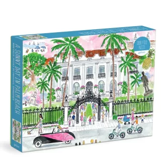 Galison - Napsütéses nap Palm Beach-en - 1000 darabos puzzle - JátékManufaktúra