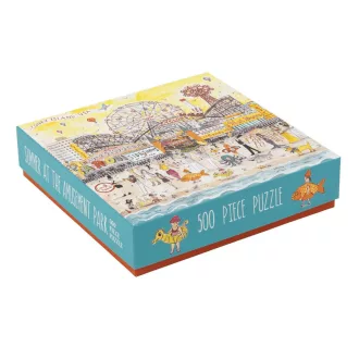 Galison - Nyár a vidámparkban puzzle - 500 darabos - JátékManufaktúra