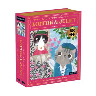 Mudpuppy - Romeow & Juliet (Bookish Cats) 100 darabos - JátékManufaktúra