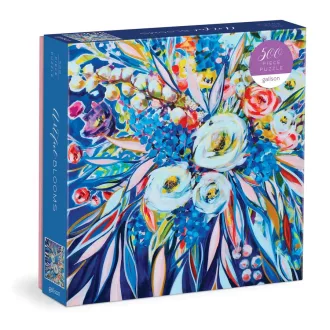 Galison - Puzzle: Művészi virágok (500 db) - JátékManufaktúra